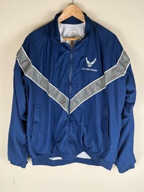 U.S. Air Force Men's Navy Blue Windbreaker Jacket